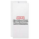 Anemia...Not a Sentence Rack Card Design
