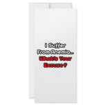 Anemia...What's Your Excuse? Custom Rack Cards