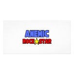 Anemic Rock Star Personalized Photo Card