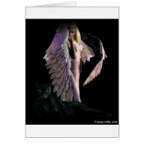 angel004 greeting card