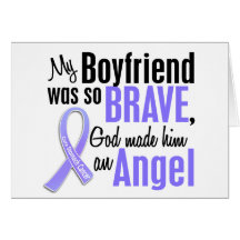 Angel 1 Boyfriend Stomach Cancer Greeting Cards
