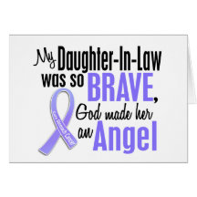 Angel 1 Daughter-In-Law Stomach Cancer Card