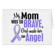 Angel 1 Mum Stomach Cancer Card