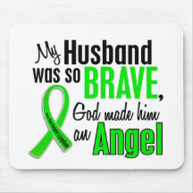 Angel 1 Non-Hodgkin's Lymphoma Husband Mousepads
