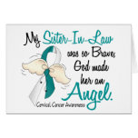 Angel 2 Cervical Cancer Sister-In-Law Cards
