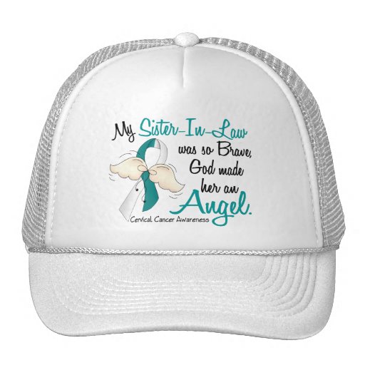 Angel 2 Cervical Cancer Sister-In-Law Hat