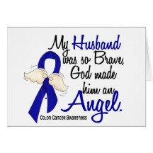 Angel 2 Husband Colon Cancer Cards