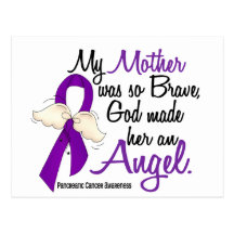 Angel 2 Mother Pancreatic Cancer Post Card
