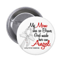 Angel 2 Mum Lung Cancer Pin