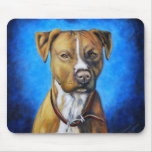Angel American Staffordshire Terrier Dog Art Mouse Pad
