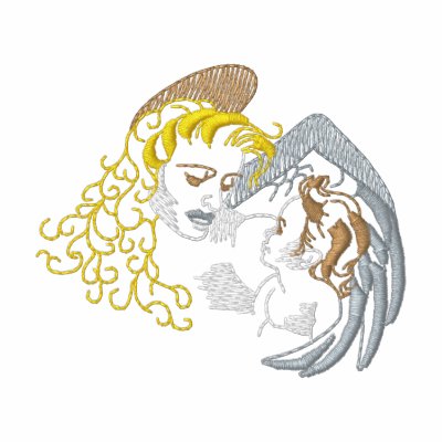 Angel And Child Embroidered Polo Shirt by ZazzleEmbroidery