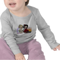 angel and devil cutie girls t-shirts