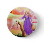 Angel and Unicorn Pin