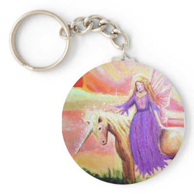Angel and Unicorn Key Chains by SusanRodio