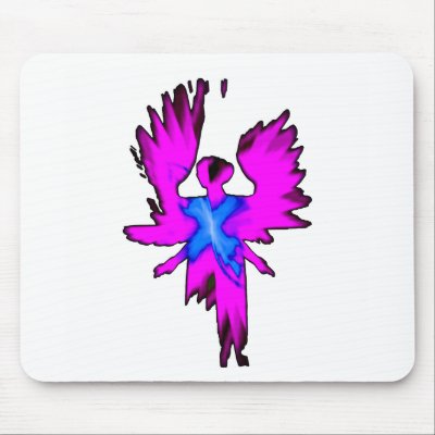 Angel Angels Mouse Mat by deleas
