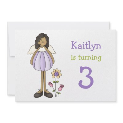 Angel Antics · Birthday Invitation by CSKidsOccasions