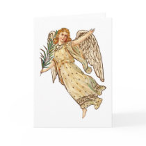Angel At Christmas With Palm Leaf Cards