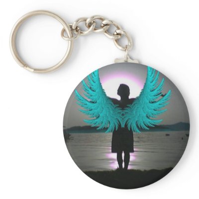 Angel at Dawn Keychains by NotionsbyNique