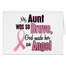 Angel AUNT Breast Cancer T-Shirts & Apparel