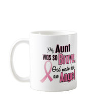 Angel AUNT Breast Cancer T-Shirts & Apparel Coffee Mugs