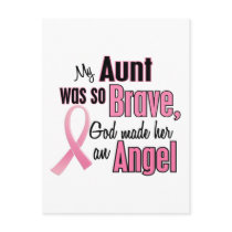 Angel AUNT Breast Cancer T-Shirts & Apparel