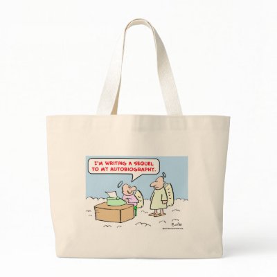 angel autobiography sequel tote bags by rexfmay