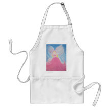 Angel & Baby - Pink Aprons