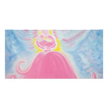 Angel & Baby - Pink Photo Card Template