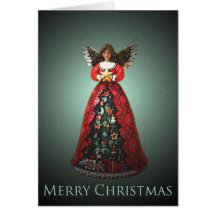 Angel Bell Christmas Card
