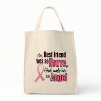Angel BEST FRIEND Breast Cancer T-Shirts & Apparel Tote Bag
