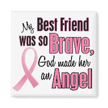 Angel BEST FRIEND Breast Cancer T-Shirts & Apparel