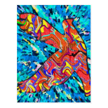 Angel Bird - Up above sky so high Post Card