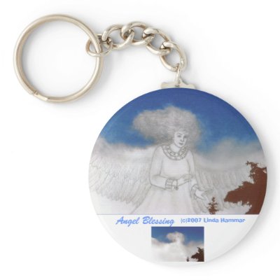 Angel Blessing Keychain by skywatcher