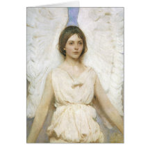 Angel by Abbott Thayer, Vintage Victorian Fine Art Cards