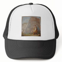 Angel by Ancient Ruins Trucker Hats