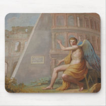 Angel by Ancient Ruins Mouse Pad