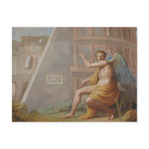 Angel by Ancient Ruins Post Cards