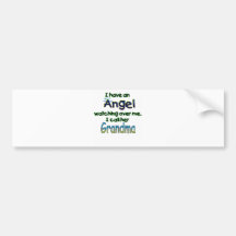 ANGEL CALLED GRANDMA BUMPER STICKER