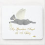 Angel Cat Dark Grey Yellow Roses Guardian Angel Ki