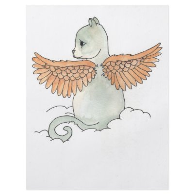 Angel Cat by BeMusedArt