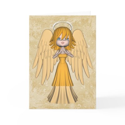 Angel Christmas Card by FaerieWhispers