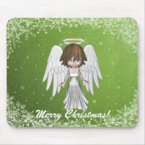 Angel Christmas Mousepad