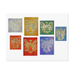 Angel Colour Series Paintings Postcard