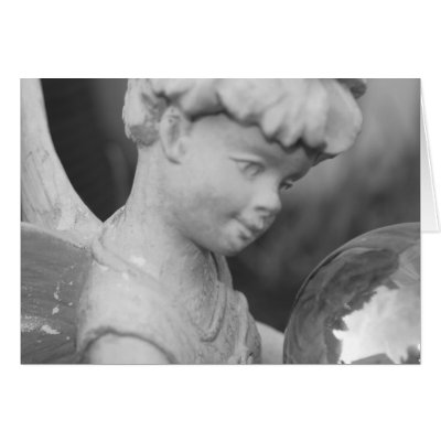 Angel & Crystal Ball Greeting Card by pattirm1