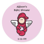 Angel/Cupid Baby Sticker - Baby Shower Favour