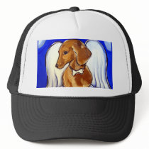 Angel Dachshund Mesh Hats