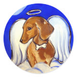 Angel Dachshund stickers