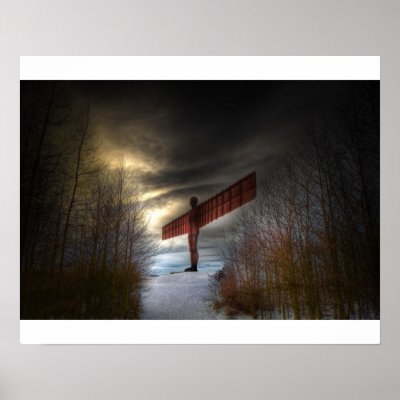 Angel Darkly Poster by AnsonFineArt