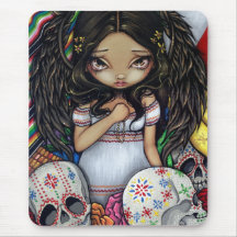 "Angel de los Muertos" Mousepad