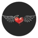 Angel devil background stickers